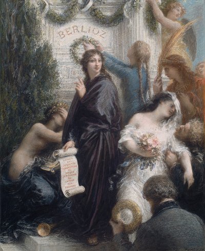 Výročí (Pocta Hectoru Berliozovi) od Henri Fantin-Latour