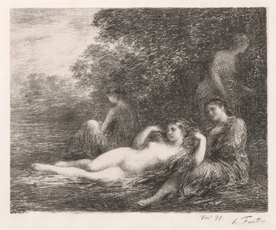 The Bathers od Ignace Henri Jean Fantin Latour