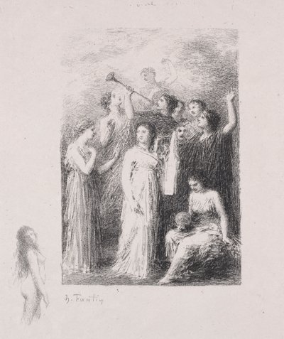Slepý od Ignace Henri Jean Fantin Latour