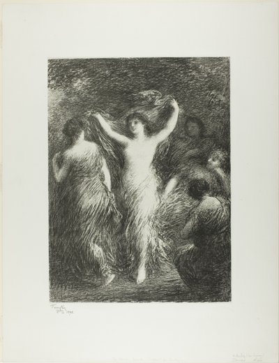 Tanec od Ignace Henri Jean Fantin Latour