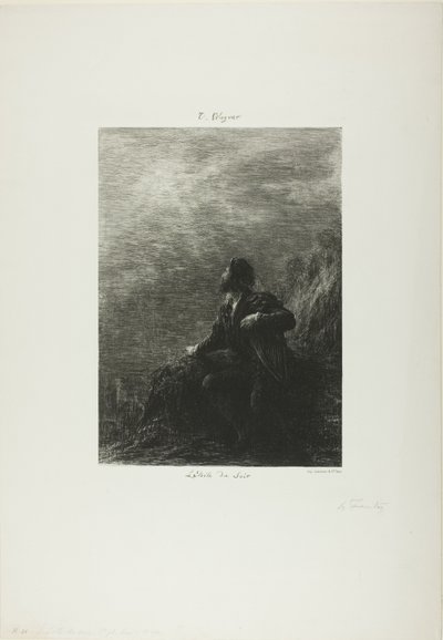 Večernice, druhá deska od Ignace Henri Jean Fantin-Latour