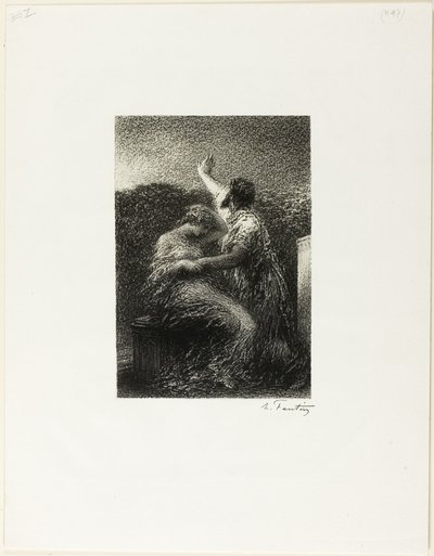 Mág Balthasar a Fatima od Ignace Henri Jean Fantin Latour