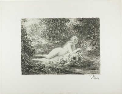 Jaro v lese od Ignace Henri Jean Fantin-Latour