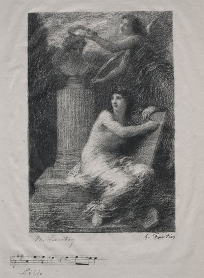 Berliozovi (Malý talíř) od Ignace Henri Jean Fantin Latour