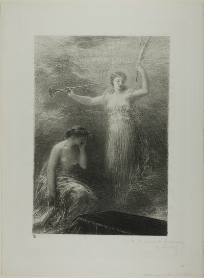 Pro Victora Huga od Ignace Henri Jean Fantin Latour