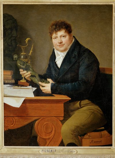 Antoine-Andre Ravrio, císařský bronzový kovář, bratranec umělce ... od Henri Francois Riesener