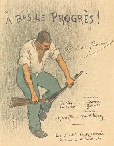 Pryč s pokrokem! od Henri Gabriel Ibels