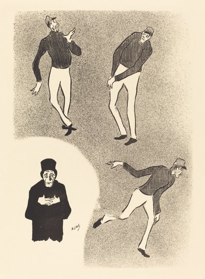 Klauni od Henri Gabriel Ibels