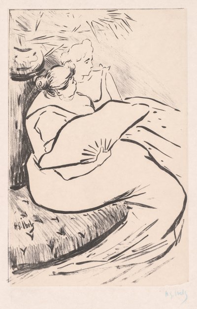 Sedící žena, ca. 1895-1900. od Henri Gabriel Ibels