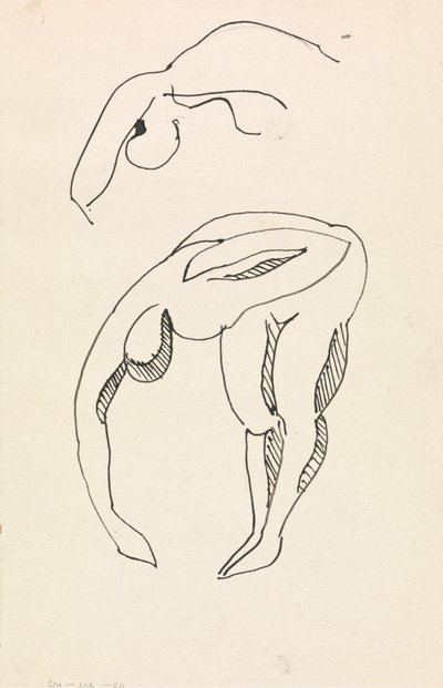 Sklánějící se postava od Henri Gaudier Brzeska