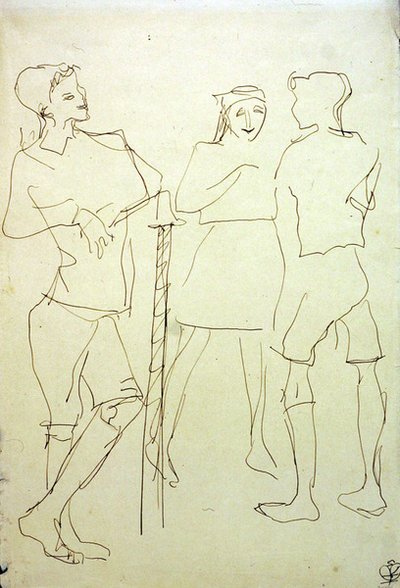 Děti v parku od Henri Gaudier-Brzeska