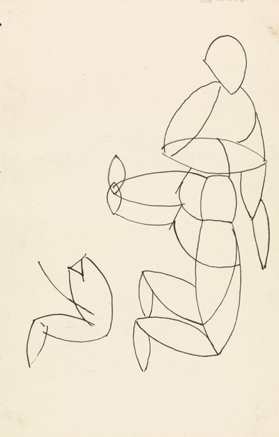 Obrázek Studie od Henri Gaudier-Brzeska