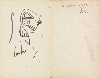 Pět sochařských studií od Henri Gaudier-Brzeska
