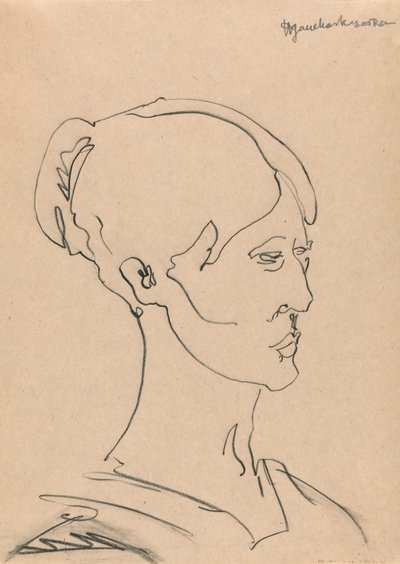 Portrét ženy od Henri Gaudier Brzeska