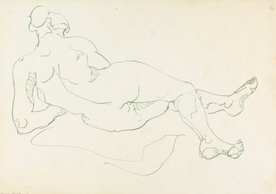 Ležící ženská postava od Henri Gaudier Brzeska