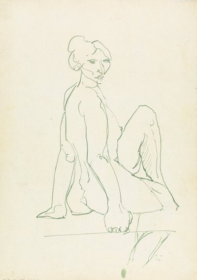 Sedící ženská postava od Henri Gaudier Brzeska