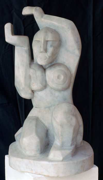 Sedící žena, c1911-1915 od Henri Gaudier Brzeska