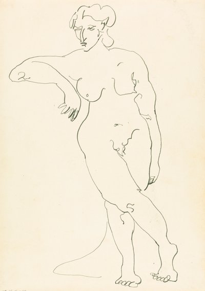 Stojící ženská postava od Henri Gaudier Brzeska