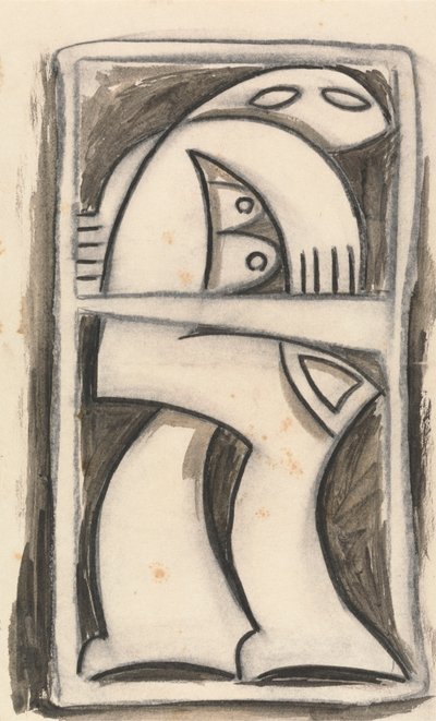 Stojící ženská postava od Henri Gaudier-Brzeska