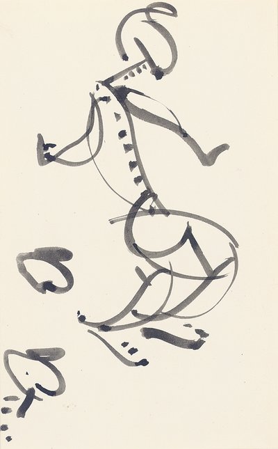 Studie pro "Red Stone Dancer", 1914 od Henri Gaudier Brzeska