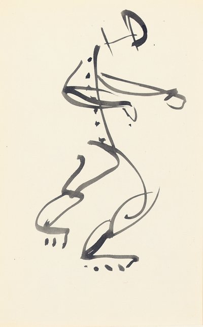 Studie pro "Red Stone Dancer", 1914 od Henri Gaudier Brzeska