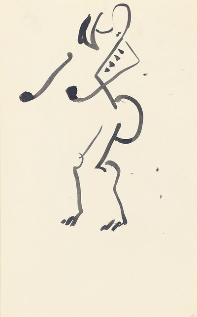 Studie pro "Red Stone Dancer", 1914 od Henri Gaudier Brzeska