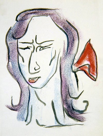 Hraběnka z Oxfordu a Asquith od Henri Gaudier-Brzeska