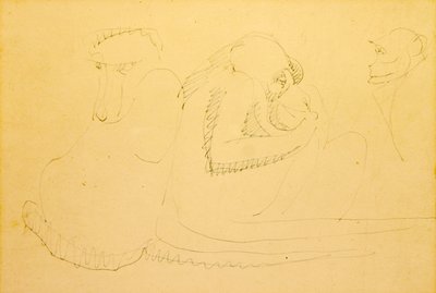 Tři opice od Henri Gaudier Brzeska