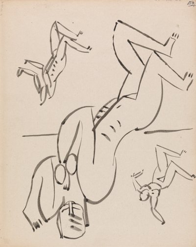 Tři studie pro ženskou postavu od Henri Gaudier-Brzeska