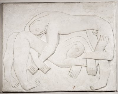 Zápasníci, 1914 ; 1965 od Henri Gaudier Brzeska