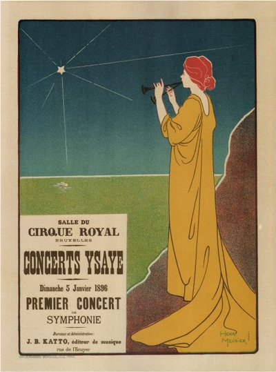 Koncerty Ysaÿe, 1895 od Henri Georges Meunier