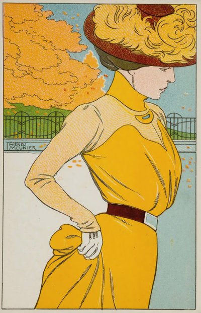 Na procházce, 1900. od Henri Georges Meunier