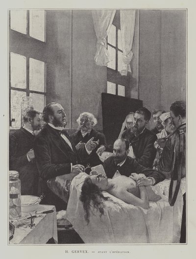 Avant lOperation (Před operací) od Henri Gervex