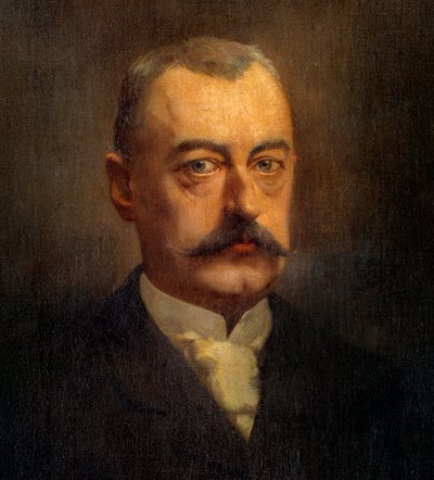 Detail "" Portrét Pierre Waldeck Rousseau (Waldeck-Rousseau) (1846-1904) politik"" Obraz Henri Gervex (1852-1929) 19. století Sun. 1x0,72 m Paříž, Musee Carnavalet od Henri Gervex
