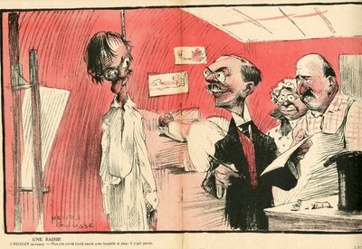 Máslový talíř, číslo 175, satirické barvy od Henri Gousse