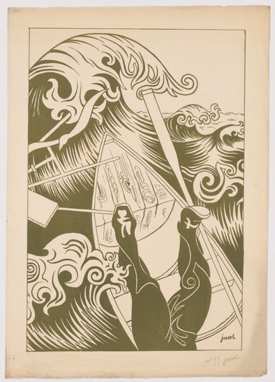Vlna (La vague) od Henri Gustave Jossot