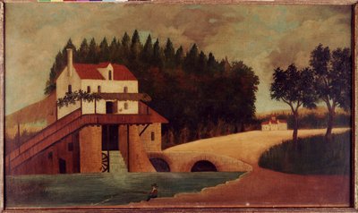 Mlýn, kolem roku 1896 od Henri J.F. Rousseau