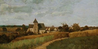 Vesnice v době sklizně od Henri-Joseph Harpignies