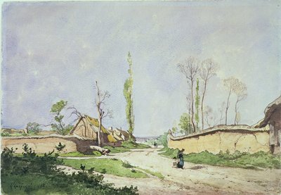 č.1534 A Village Road, Oiseme, 1888 od Henri-Joseph Harpignies