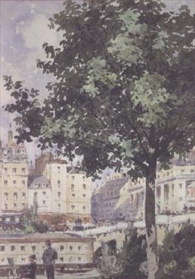 Pont Neuf, 1893 (wc) od Henri-Joseph Harpignies