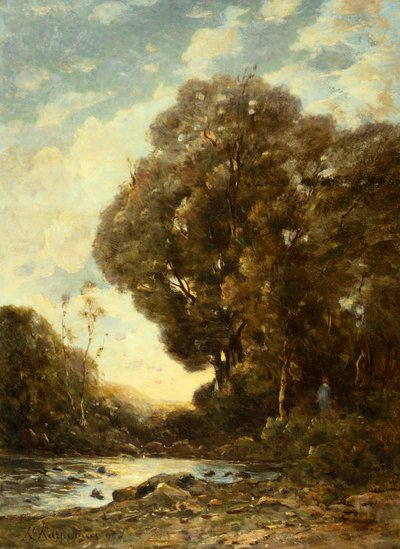 Řeka od Henri-Joseph Harpignies