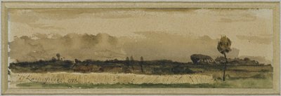 Vřetenový strom od Henri-Joseph Harpignies
