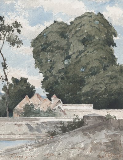 Pohled z valů v Chartres, 1893. od Henri Joseph Harpignies