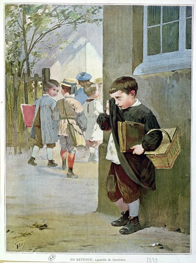 Ve zadržení, 1889 od Henri Jules Jean Geoffroy