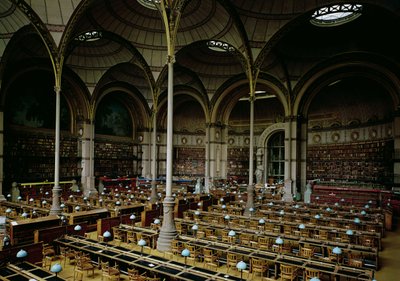 Interiér Salle des Imprimes, 1868 od Henri Labrouste
