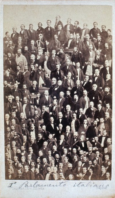 PRVNÍ ITALSKÝ PARLAMENT 1861 od Henri Le Lieure