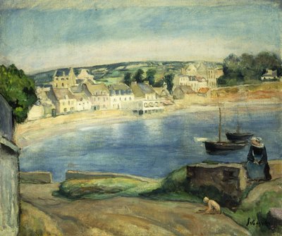 Breton Landscape at Midget; Krajina od Bretaně po trpaslík, od Henri Lebasque
