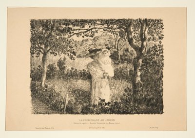 Procházka po zahradě od Henri Lebasque