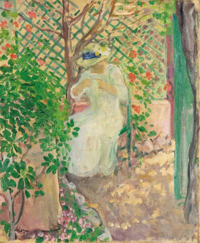 Marthe Lebasque v Gloriette od Henri Lebasque