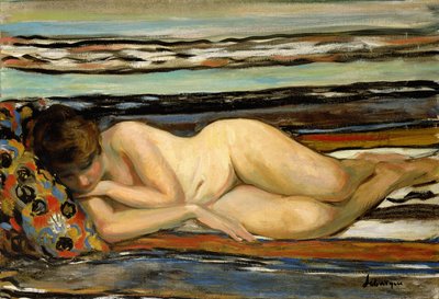 Nahá žena Spící; Nu Allonge, od Henri Lebasque